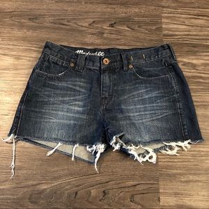 Madewell | Distressed Cut off Jean Shorts Frayed
